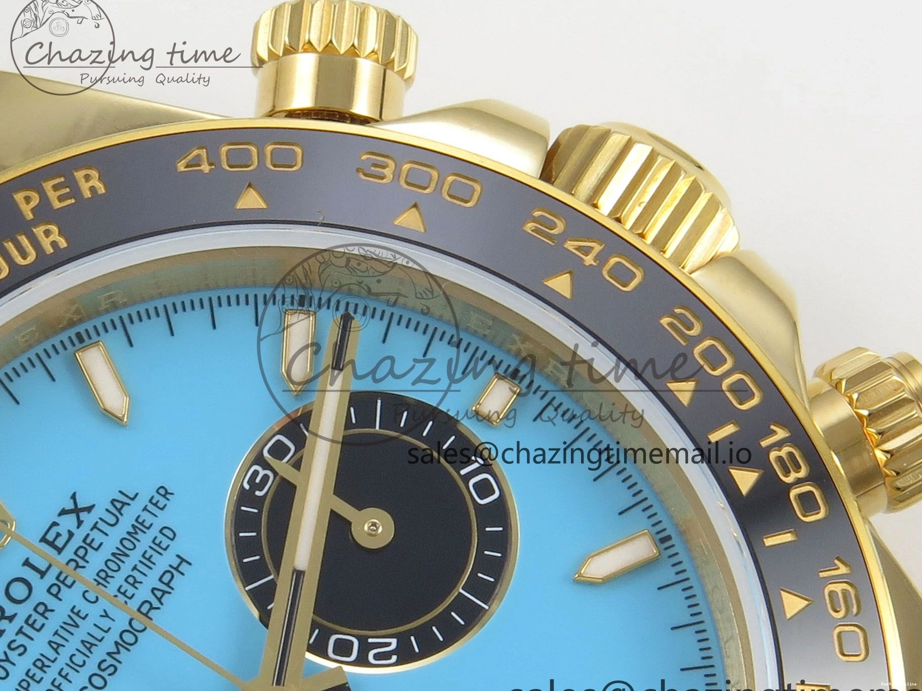 0408 Daytona 126518 QF 1:1 Best Edition Tiffany Turquoise Blue Dial Sticks Markers on Oysterflex Strap SH4131 V6（Gain Weight） Versatile 106